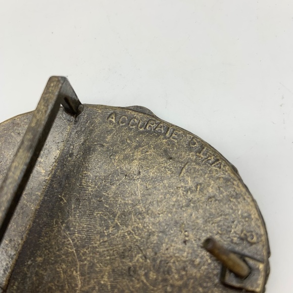 Vintage Accurate 1977 Eagle Patriotic Americana Style Brass Belt Buckle - Picture 3 of 7